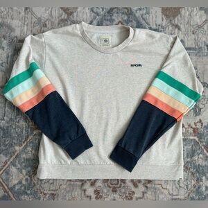 Rip Curl Surfbreak Stripe Cotton Sweatshirt